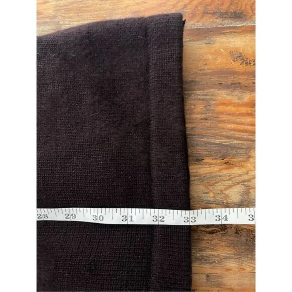 B5 Vintage Venesha‎ Black Angora Peacoat Medium